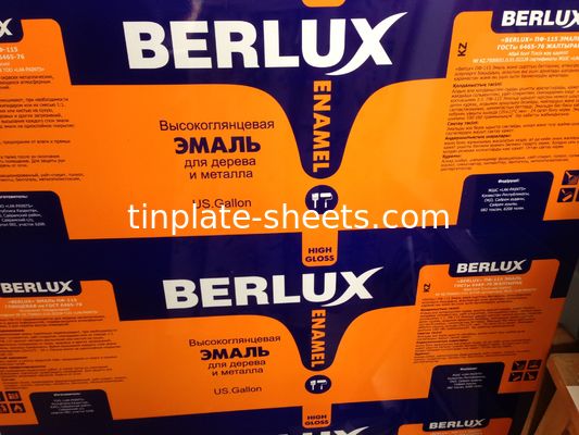 T3 -T4 2-6 in màu Bảng mực cho hộp gói 2.8/2.8 tấm mực