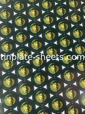 Chromium Lớp phủ in Tin không thép tấm thiết kế tùy chỉnh