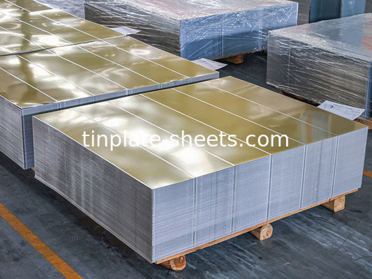 JIS G3303 EN10202 và ASTM624 Bảng thiếc tiêu chuẩn cho hộp hóa chất và hộp thực phẩm và cạnh tranh