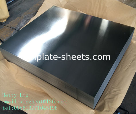 Bảng thiếc có thể tùy chỉnh cho hộp MR và vật liệu SPCC Tùy chọn độ dày và nhiệt độ khác nhau