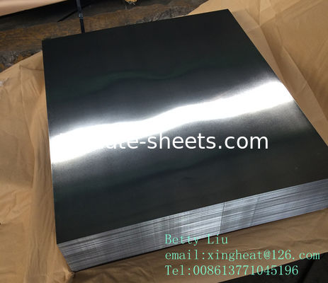 Bảng thiếc có thể tùy chỉnh cho hộp MR và vật liệu SPCC Tùy chọn độ dày và nhiệt độ khác nhau
