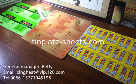 Stone Tinplate Sheets Kháng ăn mòn Dễ hình thành Lý tưởng cho các ứng dụng dễ bị ẩm