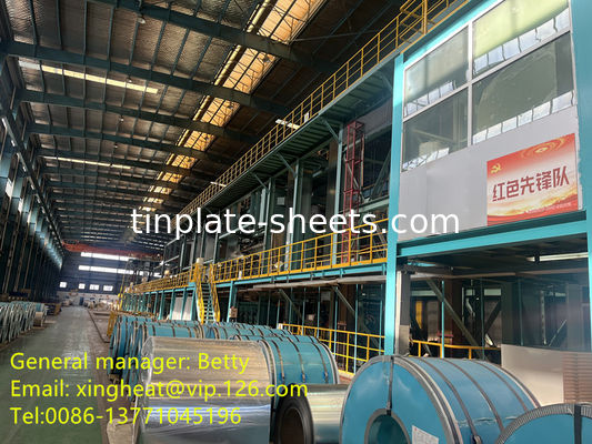 Đĩa nhựa điện phân, lớp phủ thiếc 2.8/2.8 1.1/1.1 Nhà sản xuất nhà máy thép T2.5 T3 T4 T5 DR8 DR9