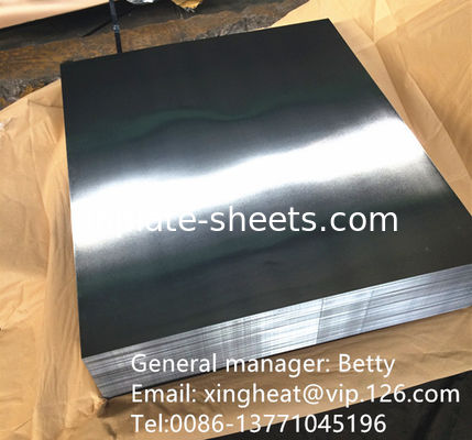 Chromium Lớp phủ thiếc Bảng thép không thép 0.17mm - 0.48mm tùy chỉnh