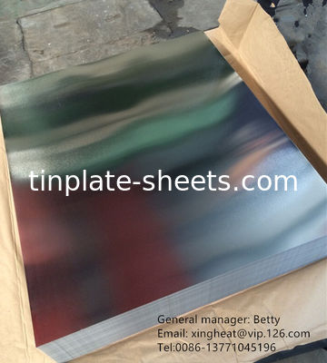 In tùy chỉnh T2 T4 T5 Tin Free Steel Chrom Coating Type