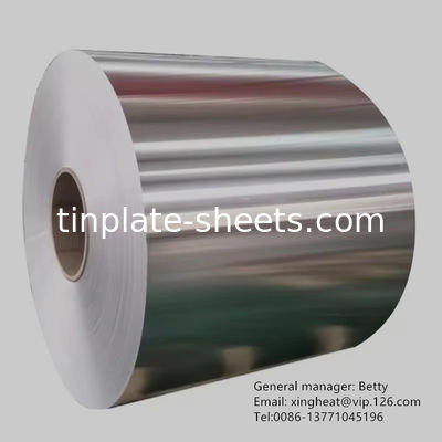 Tinplate đá kết thúc Tin phủ 2.8/2.8 2.0/2.0 1.1/1.1 Tinplate Mill Nhà sản xuất T2.5 T3 T4 T5 DR8 DR9