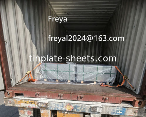 Bảng thiếc điện phân nhẹ với 1,5-1,85MT Trọng lượng mỗi gói 2,0/2.0