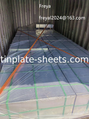Bảng thiếc điện phân cho hộp hóa chất và thực phẩm với vật liệu MR và SPCC và nhiệt độ T2-T5 và cạnh tranh