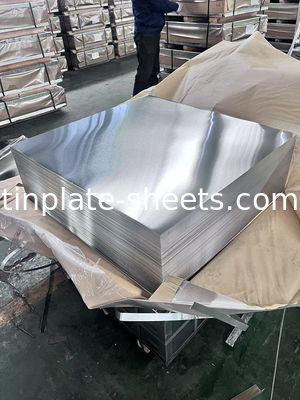 Matt Tinplate In Sheets với các tùy chọn nhiệt độ của DR8 DR7.5 và DR9 để tùy chỉnh và linh hoạt