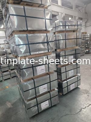 Đơn đặt hàng tối thiểu 25 tấn cho tấm thiếc để đóng gói hóa chất và thực phẩm