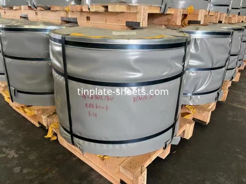 Tấm hộp thiếc cho lon hóa chất và thực phẩm MR và SPCC Vật liệu sáng và đá kết thúc JIS G3303