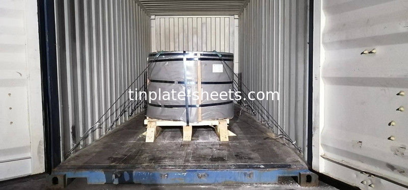 JIS G3303 Standard Tinplate Coil T5 cho lon thực phẩm 1.1/1.1 2.2/2.2 2.8/2.8 5.6/5.6 2.0/2.0 2.8/5.6 Lớp phủ thiếc