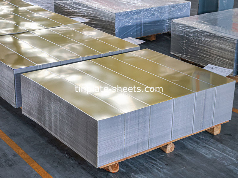 JIS G3303 EN10202 và ASTM624 Bảng thiếc tiêu chuẩn cho hộp hóa chất và hộp thực phẩm và cạnh tranh