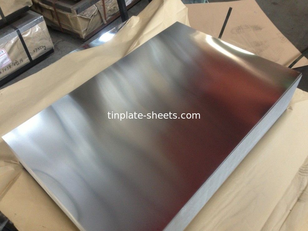 Bảng bọc thép cho hộp đóng gói JIS G3303 Tiêu chuẩn T4 T5 DR8 2.8/2.8 STONE FINISH Bảng bọc thép điện phân