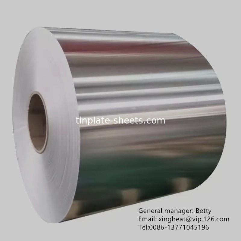 Tinplate đá kết thúc Tin phủ 2.8/2.8 2.0/2.0 1.1/1.1 Tinplate Mill Nhà sản xuất T2.5 T3 T4 T5 DR8 DR9