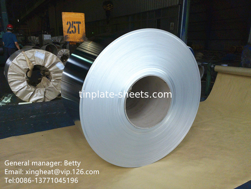 3-8 Tons Tin Free Steel Coil JIS G3303 Bề mặt đá tiêu chuẩn T3 T4 T5