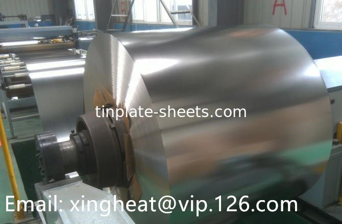 Vòng cuộn bọc thép điện phân với kết thúc sáng T2-T5 Nhiệt độ 2.0/2.0-2.8/5.6 Lớp bọc thép