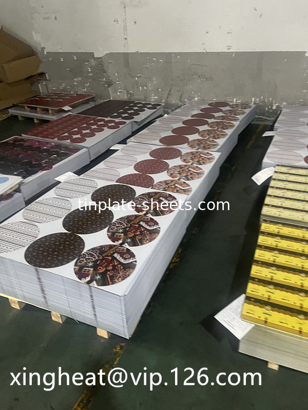 2- 6 Bảng thép bột mỏng in màu 2.8/2.8 Sơn mỏng bột mỏng in bột mỏng cho thực phẩm và hộp hóa chất