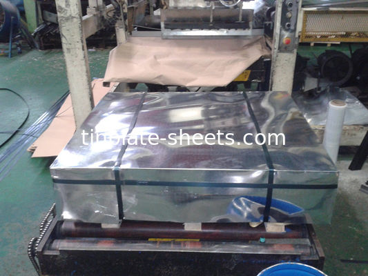 Bảng thiếc có thể tùy chỉnh cho hộp hóa chất và thực phẩm có sẵn với độ dày và chiều rộng khác nhau