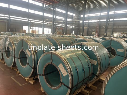 1.5-1.85MT Vòng cuộn tấm thiếc điện phân T2/T2.5/T3/T4/T5/DR8/DR9 Loại nhiệt
