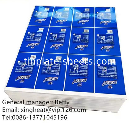 Bảng bột cho các hộp hóa chất và thực phẩm 1.1/1.1 2.2/2.2 2.8/2.8 5.6/5.6 2.0/2.0 và 2.8/5.6 Tùy chọn sơn bột