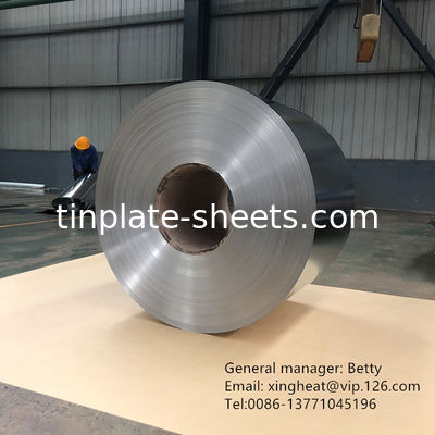 1.5-1.85MT Vòng cuộn tấm thiếc điện phân T2/T2.5/T3/T4/T5/DR8/DR9 Độ nóng loại 2.8/2.8 2.0/2.0
