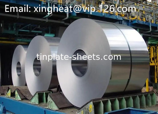 Băng nhựa điện phân cho tấm bạch kim với vật liệu MR SPCC và độ dày 0,13-0,48mm trong đá sáng Bạc Matt Finish