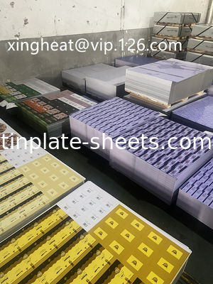 2- 6 Bảng thép mực in màu cho bao bì Sơn mực in mực cho thực phẩm và hộp hóa chất