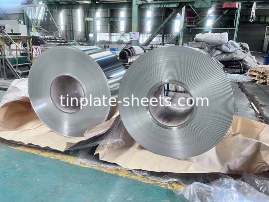Bảng thiếc điện phân MR và SPCC Vật liệu 0,13-0,48mm Độ dày 600mm-986mm Chiều rộng 600mm-1160mm Chiều dài cắt T2-T5 Nhiệt độ